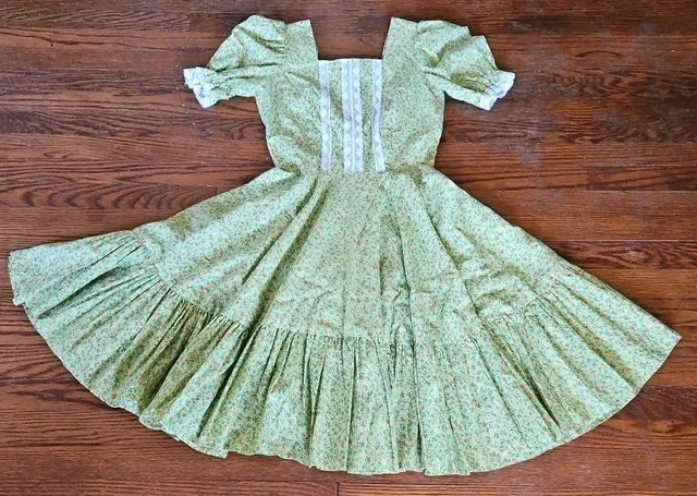 Robe 2 Pièces à Paillettes Et Volants - Bleue, Manches Longues - Pour Occasion Spéciale (Taille Petite/Régulier)