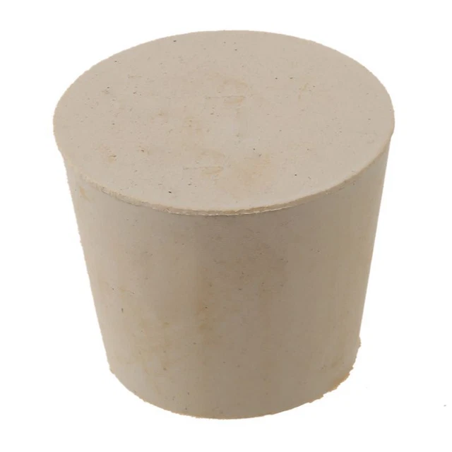 Rubber Stopper Bungs Laboratory Solid Hole Stop Push-In Sealing Plug 7# 28*37L1