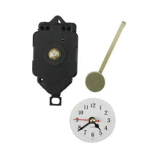 Stafil Pendulum Clock Face, Mechanism & Hands 16mm 760-12