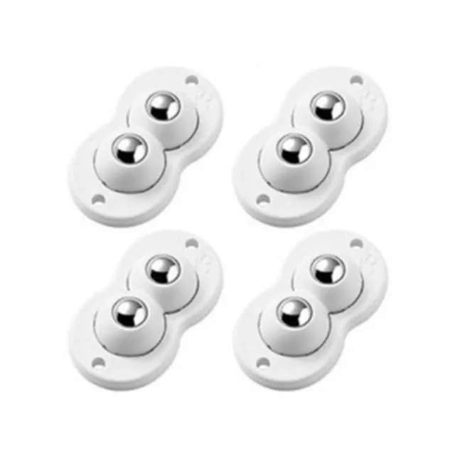 Self Adhesive Caster Wheels Mini Swivel Wheels  Stainless Steel Paste Universal