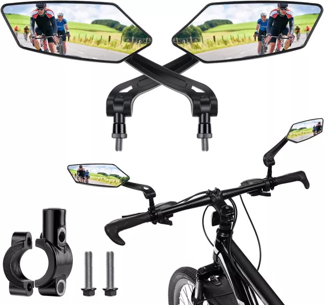 Handlebar Bike Mirror,Adjustable Bike Mirror,Rearview Bike Mirror,Bicycle Mirror