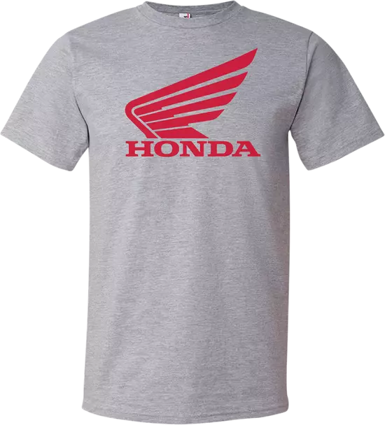 Genuine Honda Apparel Wing T-Shirt Gray Red NP21SM1820 30302144