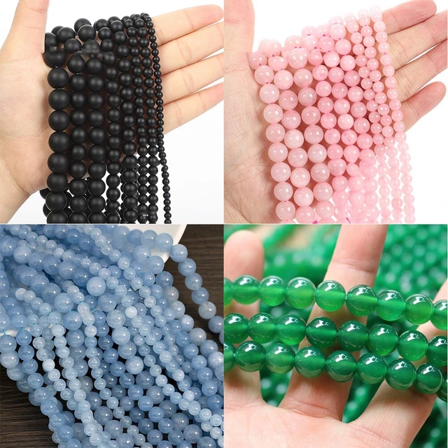 Perles perles perles perles, bracelets bleu cadeaux rose 6 mm 8 mm agate