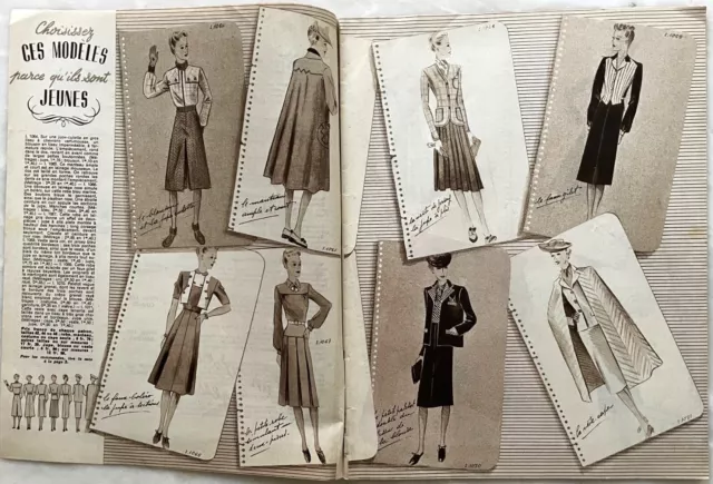 MODE DU JOUR n° 935 du 23 Mars 1939 revue ancienne mode couture pour femme 3