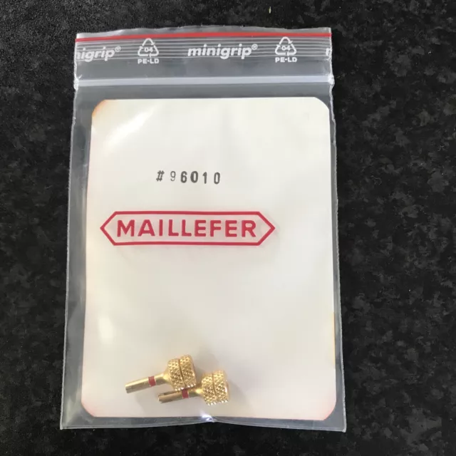 Maillefer Original 2 x Radix Anker Long Steckschlüssel NEU 262 Grösse 2 rot gold