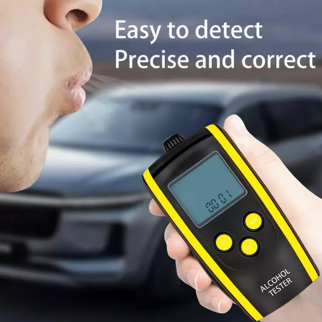 fr HT-611 Non-Contact Breathalyzer Tester Meter LCD Digital Breath Alcohol Analy