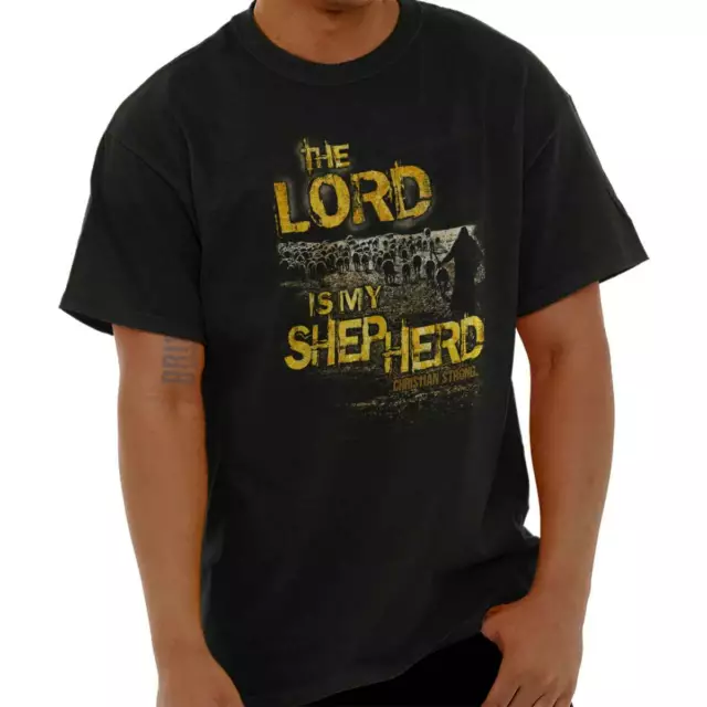 The Lord Is My Shepherd Christianity Religion Jesus Christ Faith Tee Mens Womens