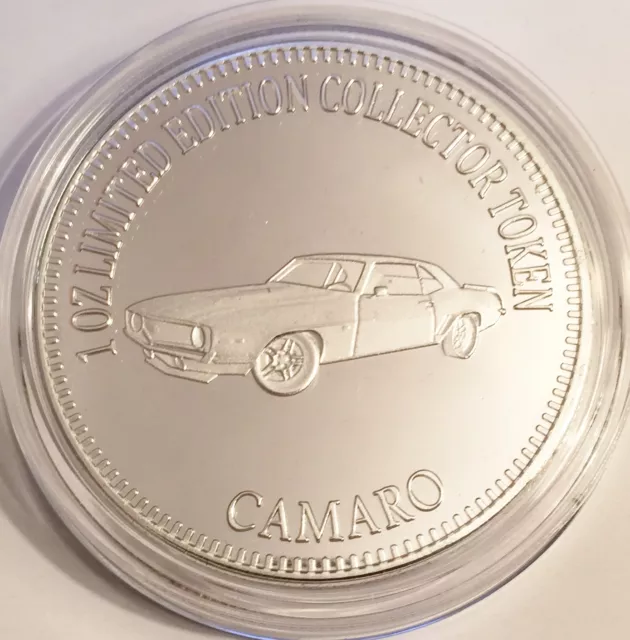 NEW 2016 "CAMARO" M/Car Series 2 1 0z HSE 999 Fine Silver Coin LTD 2,500