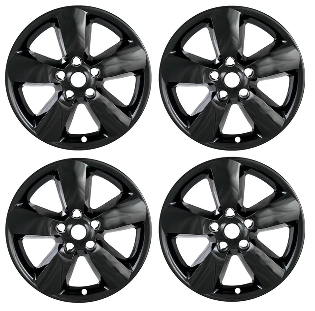 NEW SET 20& BLACK Wheel Skins Covers for 20132021 Dodge RAM 1500 Alloy
