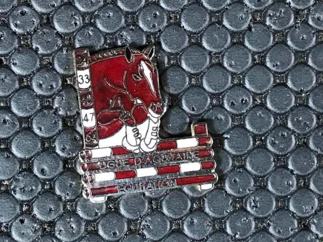 Pin's Hippisme – Cheval Prix D'Amérique 1993 – Zamak Doré, Vintage