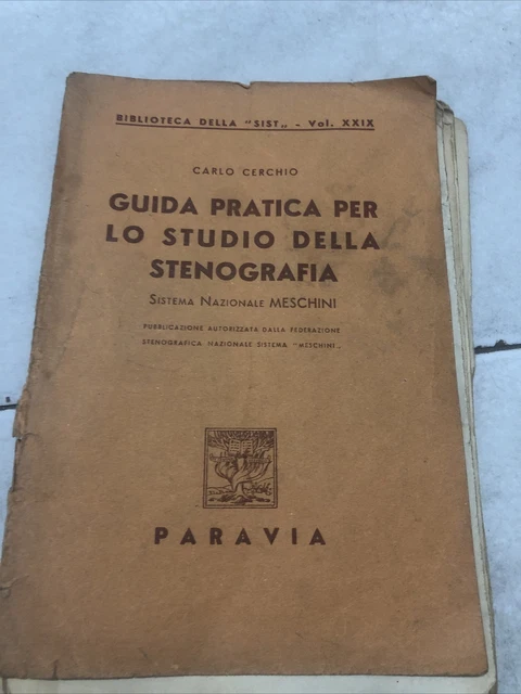 GUIDA PRATICA PER lo studio della stenografia,Sistema Meschini di C