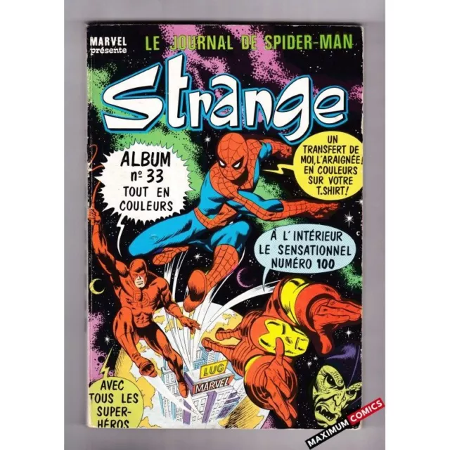 Strange (Reliure) N° 33 + Transfert Attaché - Comics Marvel