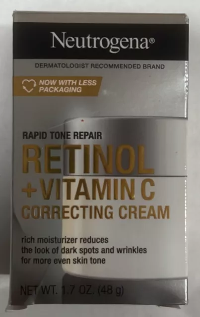 Neutrogena Rapid Tone Repair Correcting Cream For Face, Neck & Chest 1.7oz New