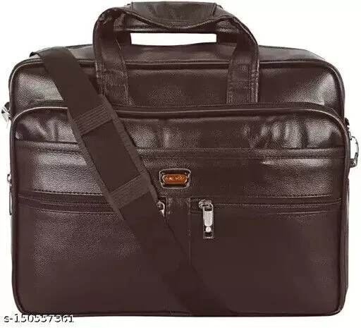Unisex Collection Leatherette 15.6 inch Laptop Messenger Bag Men Indian