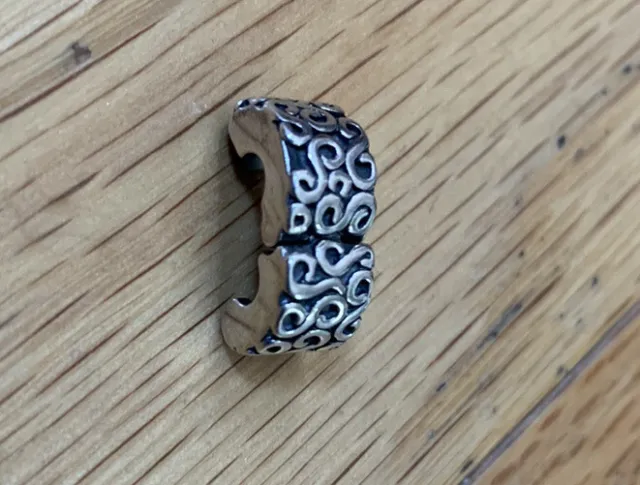 Authentic Pandora Moments S Clip Charm Bead Sterl Silver 925 ALE 790338 Vintage
