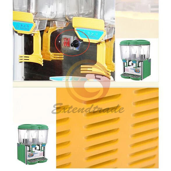 1pc Kalt Getränk Spender 30L Saft Spender Maschine Doppel Panzer Neu