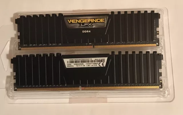 Corsair Vengeance LPX 16GB (2x8GB) DDR4 3000MHz CL15 (CMK16GX4M2B3000C15)