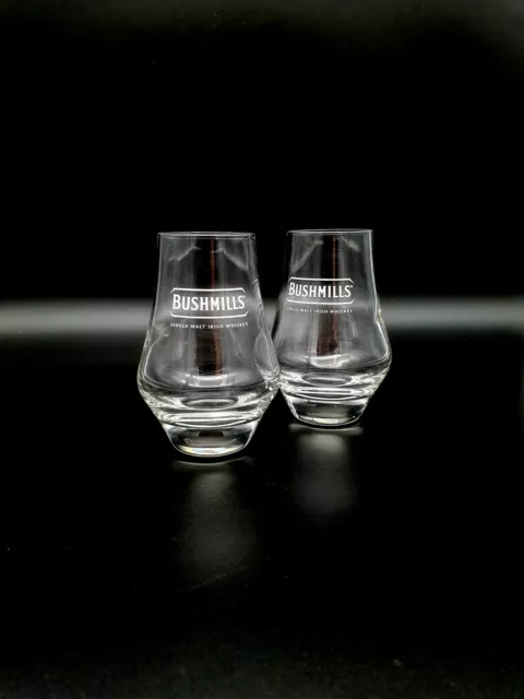 2 The Bushmills Irish Whiskey Nosing Tasting Tulip Gläser I 2er Whisky Glas Set 2