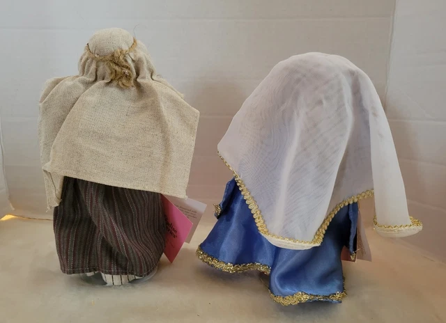 Paradise Galleries Treasury Collection Christmas Nativity Set 8 Dolls & Manger 12