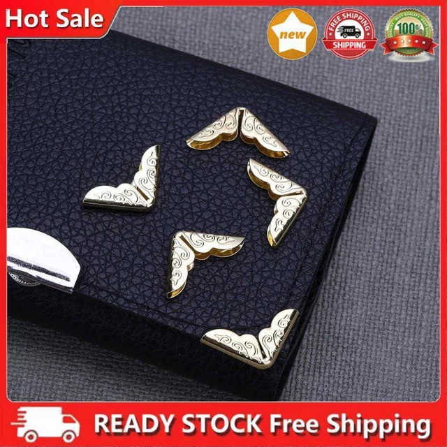 100pcs feine Seite Ton Scrapbooking Alben Menüs Ordner Ecke Protektoren Karte Da