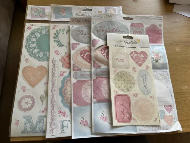 Docrafts Papermania vintage notes bundle