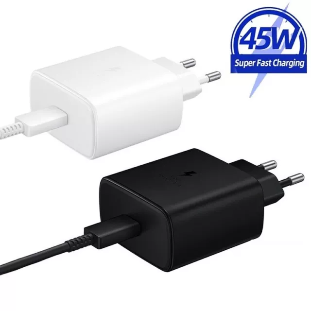 45W Adaptateur Chargeur Super Rapide USB-C + Câble pour SAMSUNG GALAXY S24 S23..