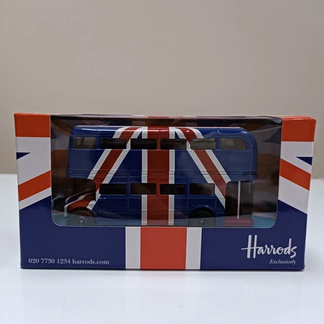 British Double Decker Bus Wrapped In Union Jack Flag - Foto 6