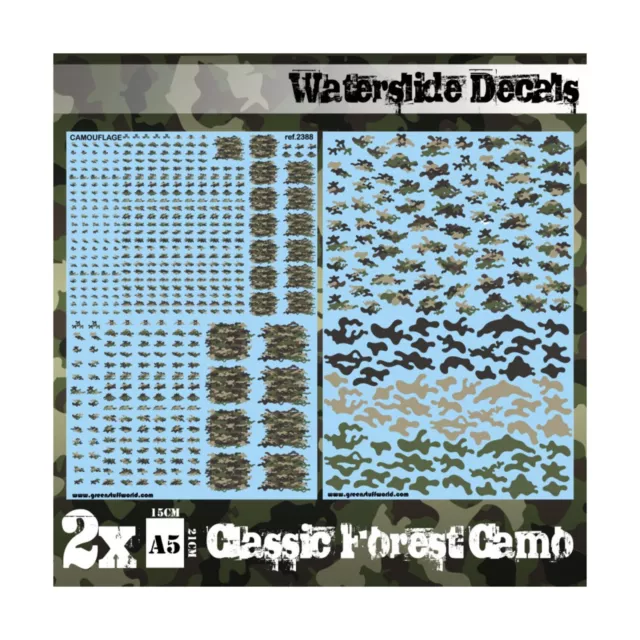 Green Stuff World Decals Classic Forest Camo New