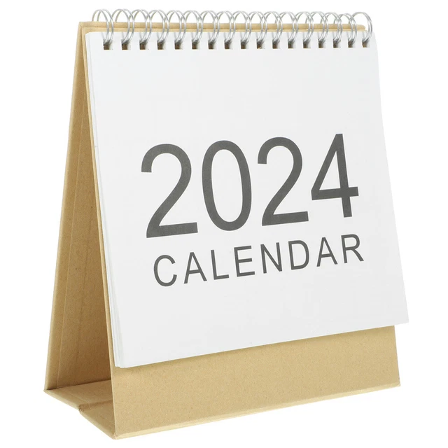 Set of 5 Jahresplaner Schreibtischkalender Kleiner Büro Schmücken Spule