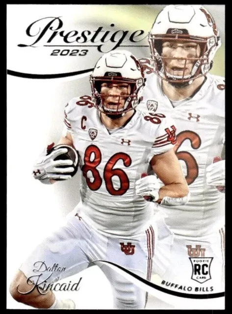 2023 Panini Prestige Rookies #322 Dalton Kincaid RC Buffalo Bills