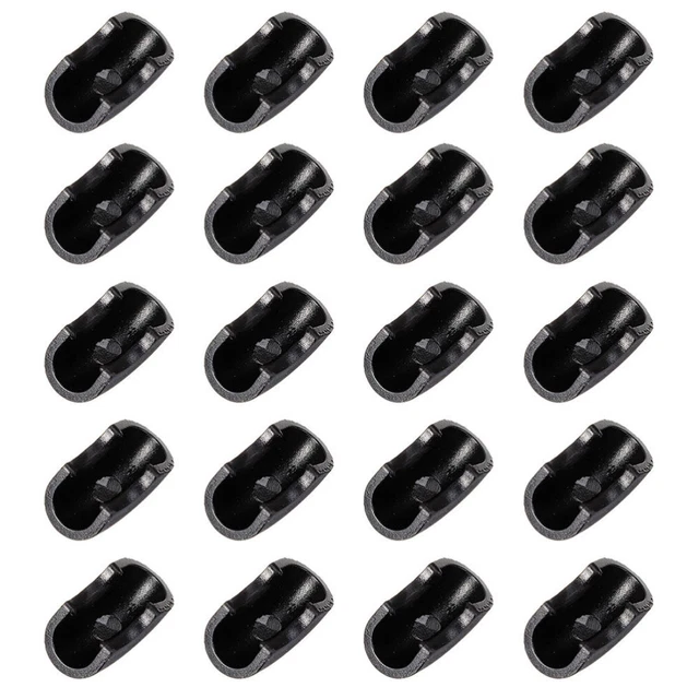 20 pz imbottitura protettiva in gomma piedini scorrevoli per mobili protezione gambe sedia black