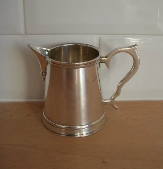 Crémier - Pot à lait - Verseuse en métal argenté - Vintage