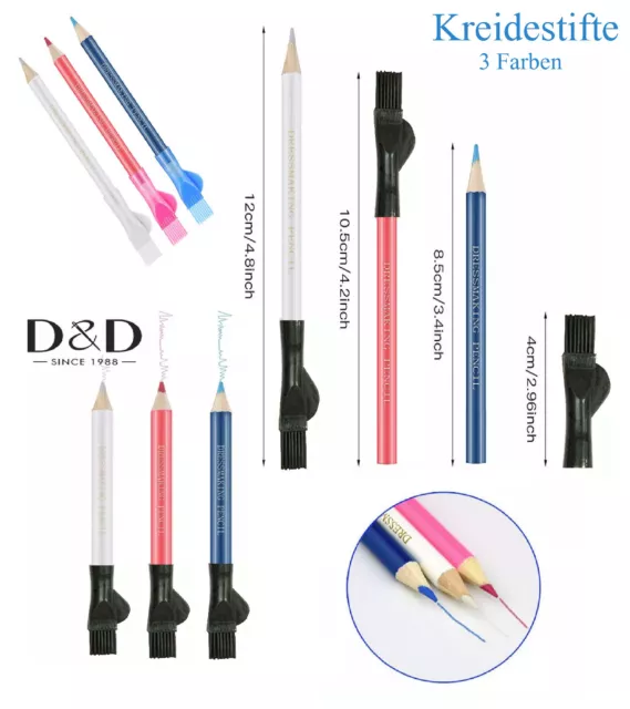 Kreidestifte mit Pinsel Kreidemarker 3 Kreide Stift Schneider Bleistifte D&D