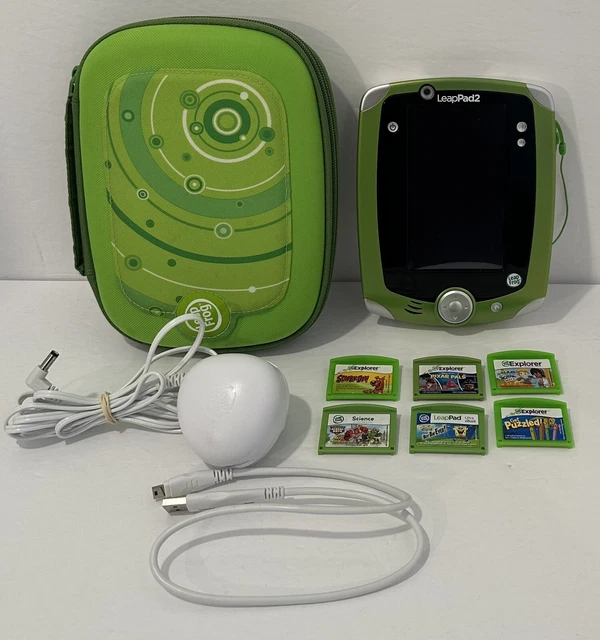 LeapFrog LeapPad 2 Explorer Bundle - Games, Case, Rechargeable Battery Pack
