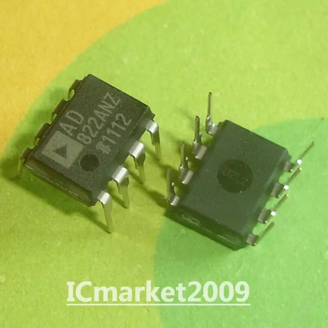 2 PCS AD822ANZ DIP-8 AD822AN AD822 Rail-to-Rail Low Power FET-Input Op Amp Chip