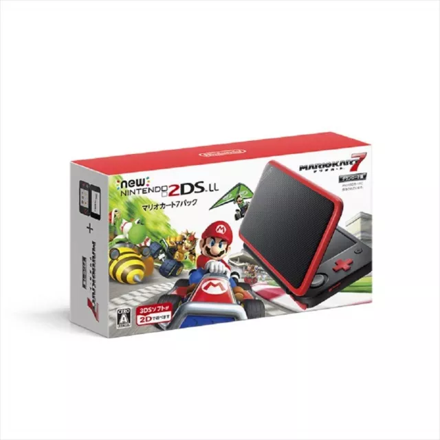 Nintendo 2DS Ll Mario Kart 7 Pack Édition Limitée Console Système Usé Japon
