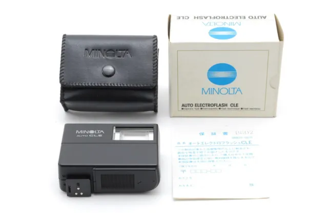 [Top MINT in Box] MINOLTA Auto CLE Electro Flash TTL Strobo For CLE From JAPAN