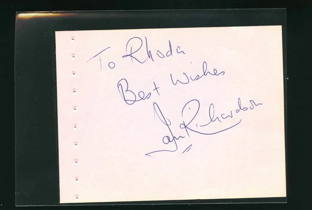 Ian Richardson - Signed Autograph and Headshot Photo set - Brazil 3