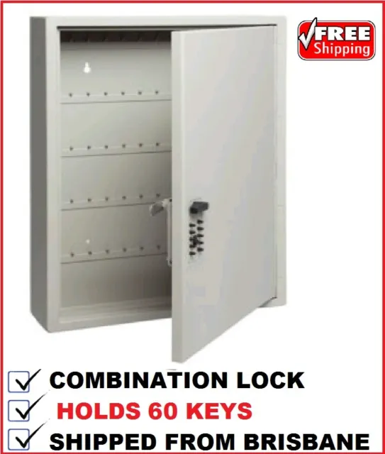 Kidde 60 Key Capacity Cabinet  Key Safe GE Lockable key cabinet combination lock