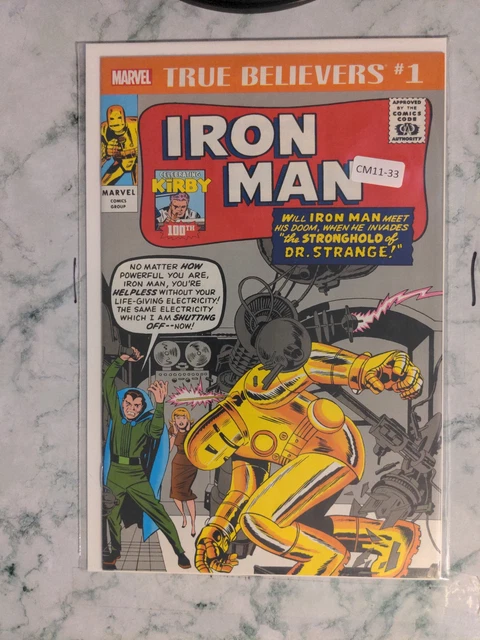 True Believers: Kirby 100Th - Iron Man #1 One-Shot 9.8 Marvel Comic Book Cm11-33