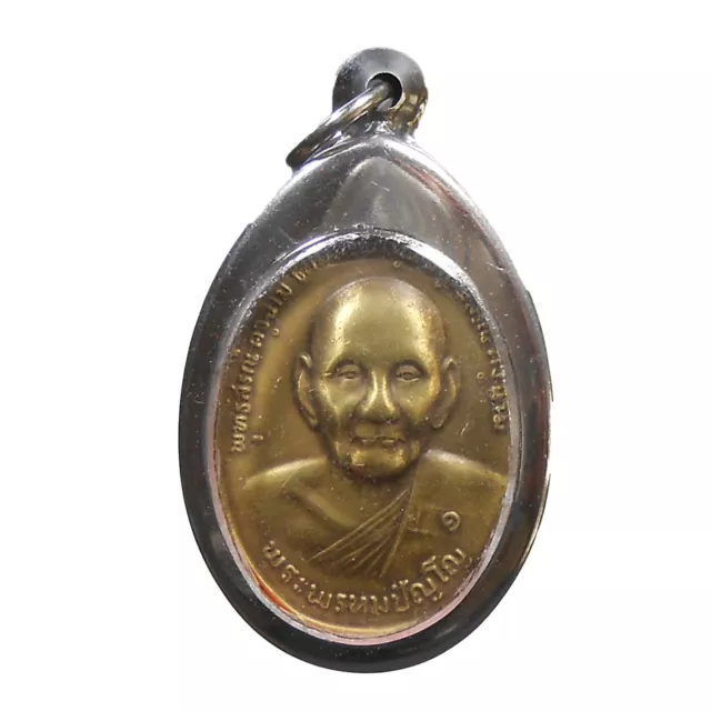 Top Real Old Thai Buddha Amulet Lp Doo Hot Pendant Very Rare !!!