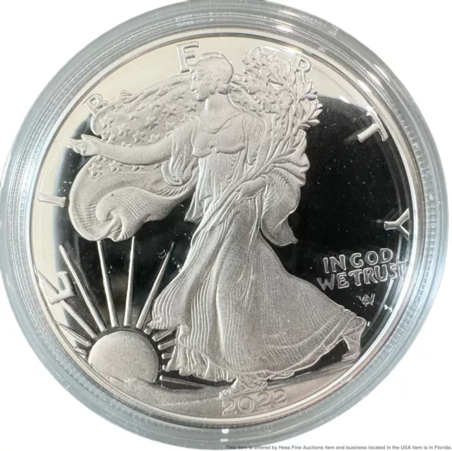 2022 US Mint American Eagle 1oz Silver Walking Liberty $1 Proof Coin Congrats