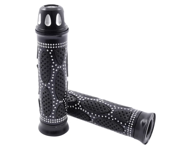 Grips SPC diagonale noire 22/24 mm Roller, cyclomoteur, etc.