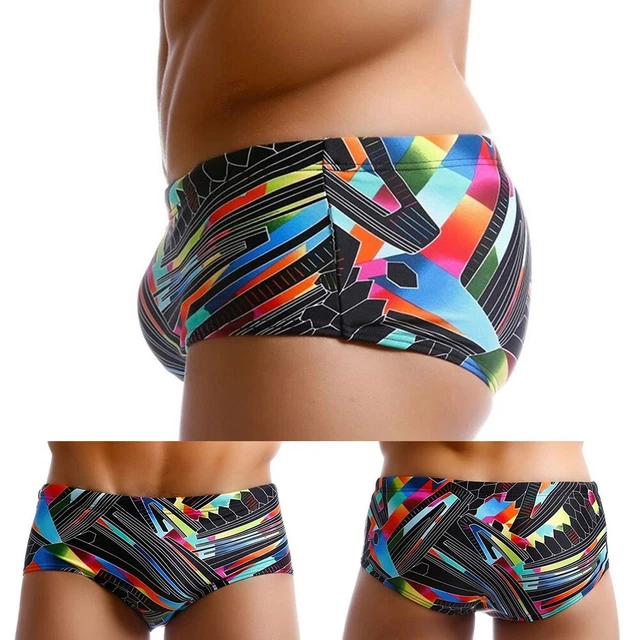Costume da bagno da uomo costume da bagno grande borsa bikini slip vita bassa
