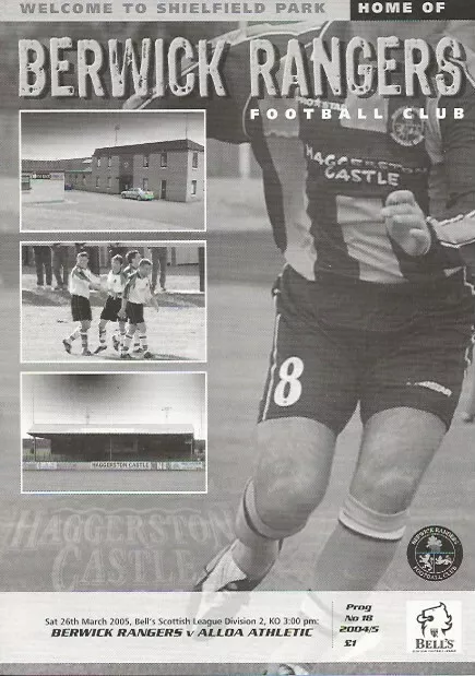 Berwick Rangers v Alloa Athletic Scottish League 26th March 2005