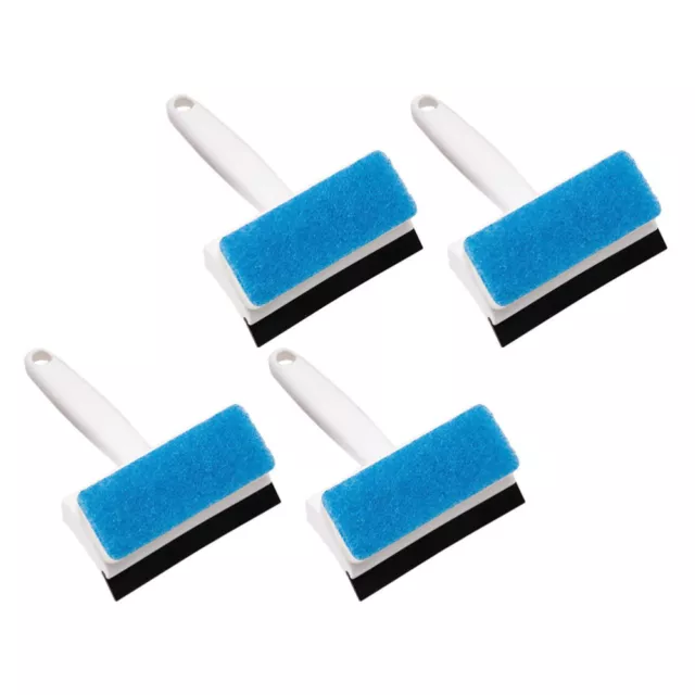 4 Pcs Wiper Plastic Mirror Cleaning Brush Window Sneakers Cleaner