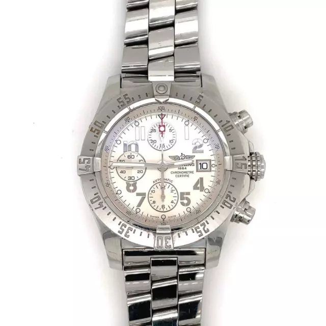 Breitling Aeromarine Avenger Skyland Automatique 45mm Blanc Dialmen's Montre