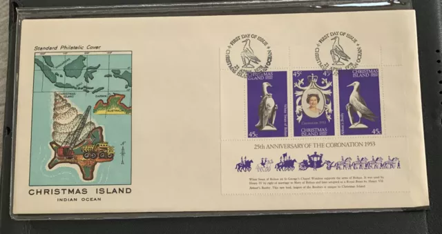 Christmas Island FDC 1978 25th Anniversary Of The Coronation