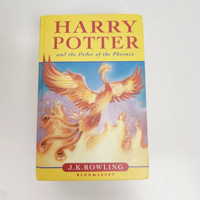 Harry Potter And The Order Of The Pheonix JK Rowling 2003 Hardcover 1st Edition