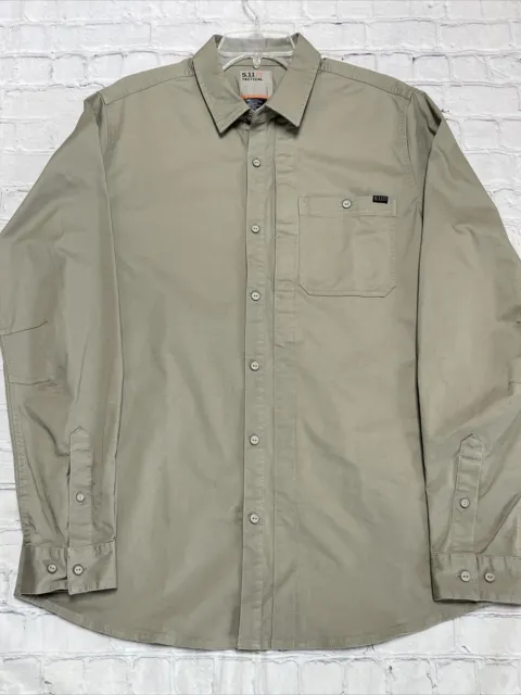 5.11 Tactical Legend Shirt Long Sleeve Button Snaps Men’s Medium RAPIDraw